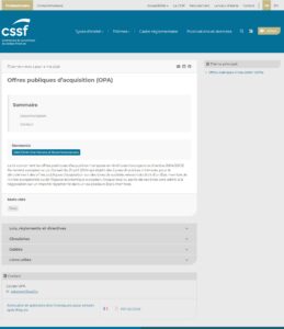 Aide – CSSF